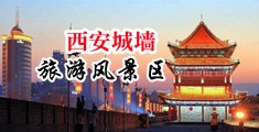 日韩美女骚逼视频中国陕西-西安城墙旅游风景区